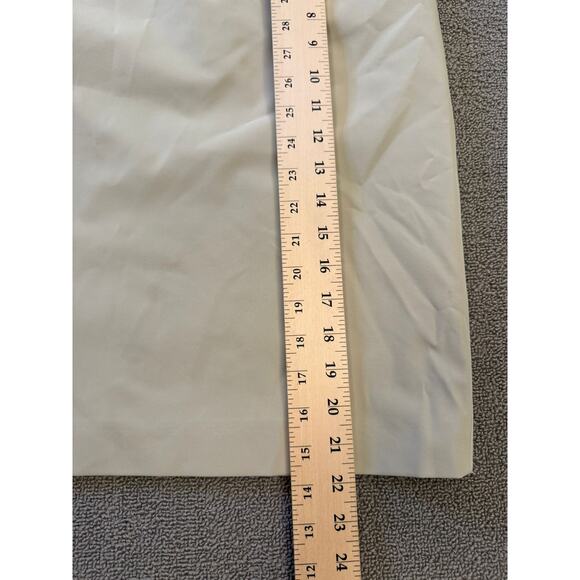 TEENFLO Women's Pencil Skirt Size 2 White Career Business Professional - Picture 5 of 11